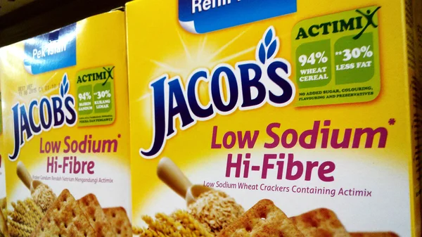 Jacobs é uma marca para várias linhas de biscoitos e biscoitos — Fotografia de Stock