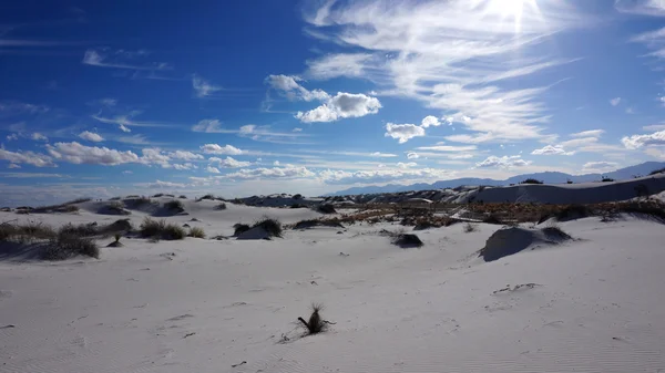 Vit sand, new mexico — Stockfoto