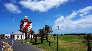 Green point light house in Cape Town clipart