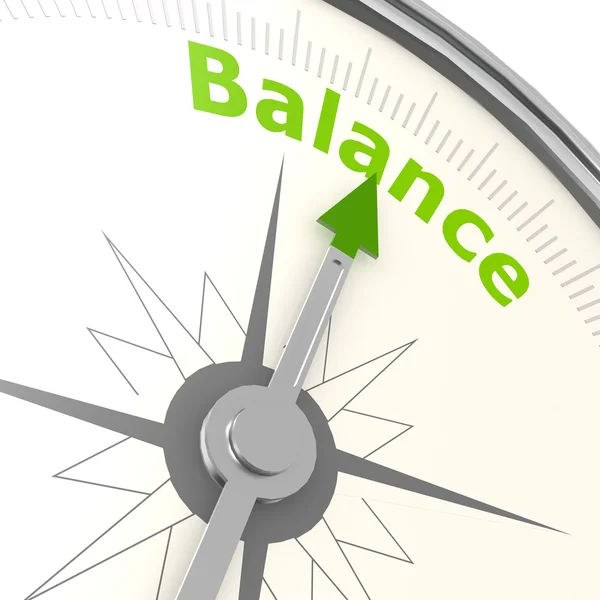 Balance compass — Stock Photo, Image