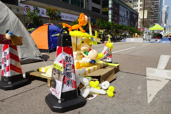 Hong Kong 民主化デモは、彼らの最高幹部を撃退します。 — ストック写真