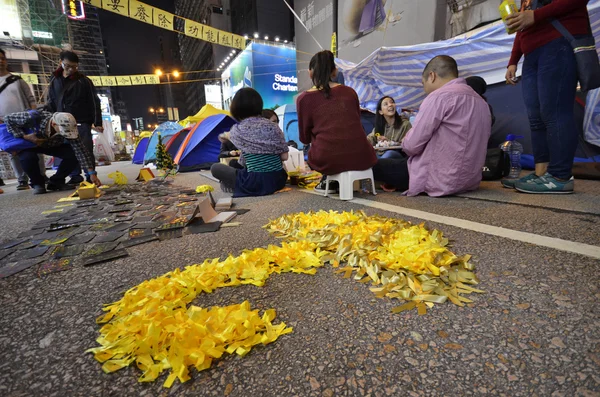 Hong Kong eylemciler onların doğru t için seçim için savaşıyoruz — Stok fotoğraf