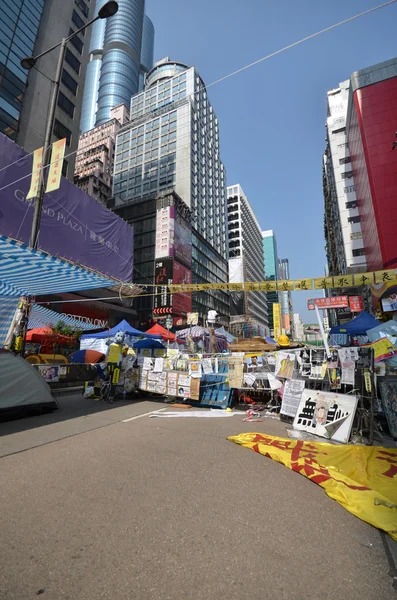 Hong Kong activisten strijden voor hun recht op keuze voor t — Stockfoto