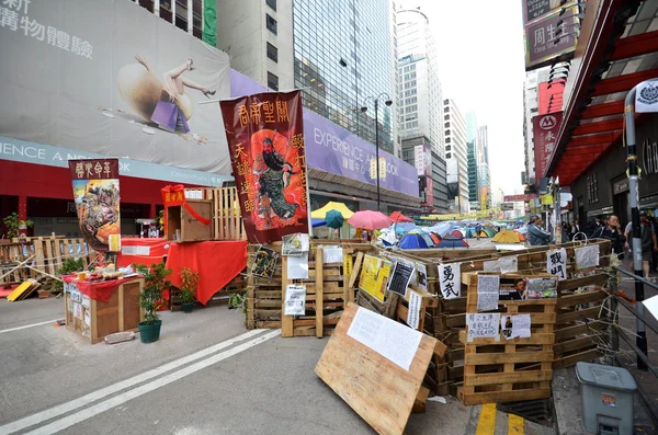 Hong Kong activisten strijden voor hun recht op keuze voor t — Stockfoto