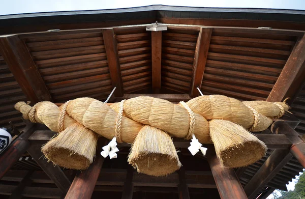 La corda d'oro del santuario di Izumo a Izuma, Shimane perfecture — Foto Stock