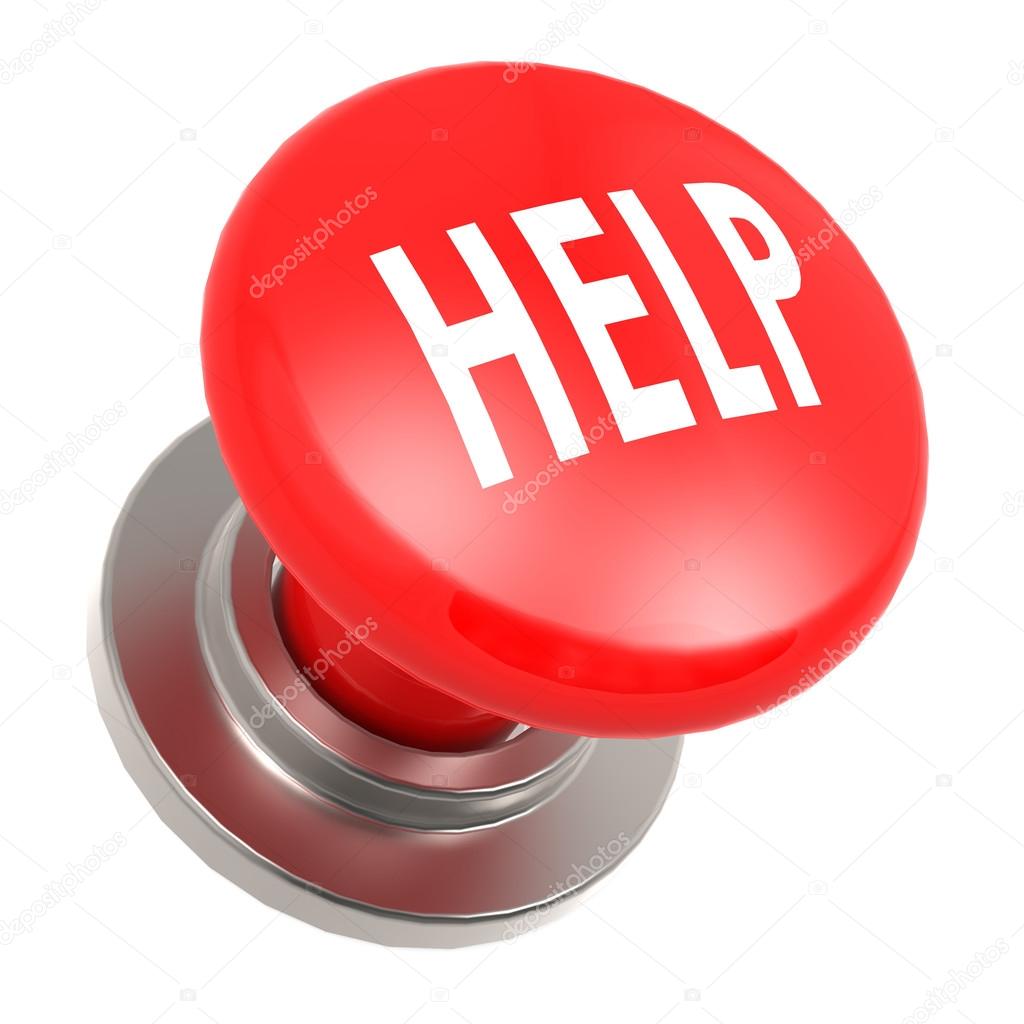 Red help button