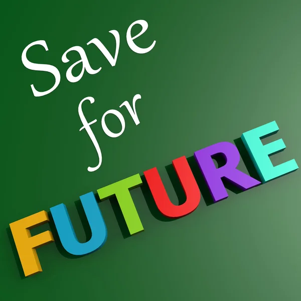 Save for future — Stock Photo, Image