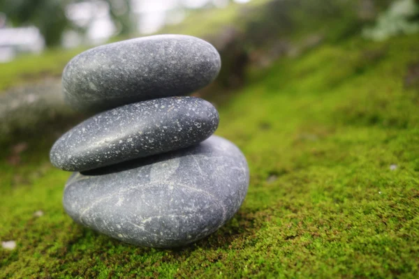 Stack of pebble stones — Stock Photo, Image