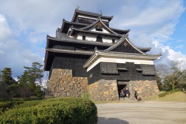 Matsue samuray feodal kale turist ziyaret