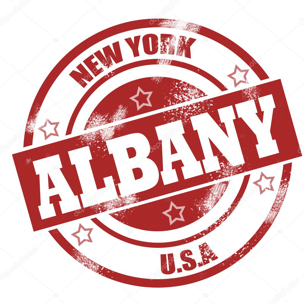 Albany stamp sign