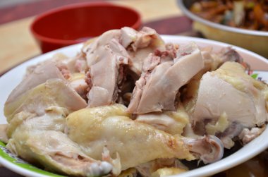 Çin stili Buhar tavuk