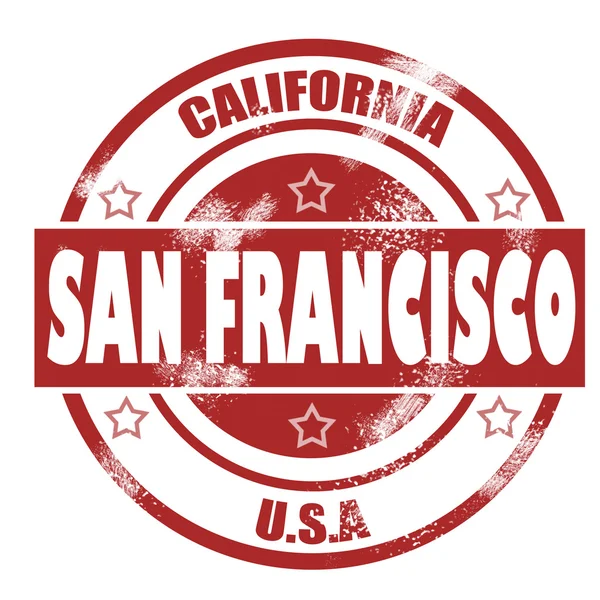 San Francisco Stamp — Stok fotoğraf