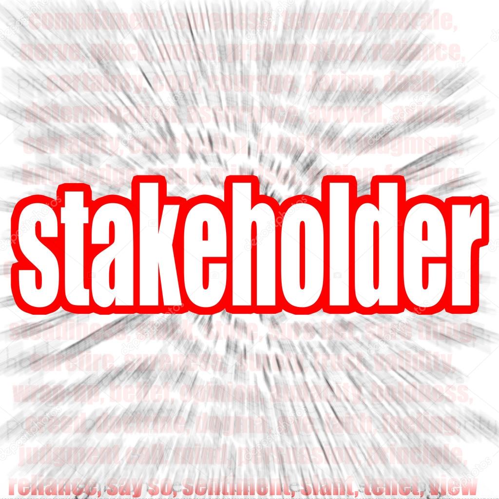 Stakeholder word cloud