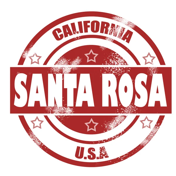 Santa Rosa Stamp — Stok fotoğraf