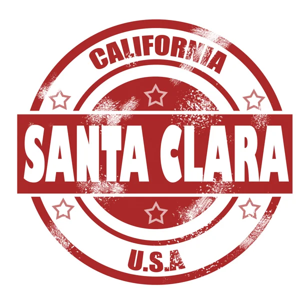 Santa Clara Stamp — Stok fotoğraf