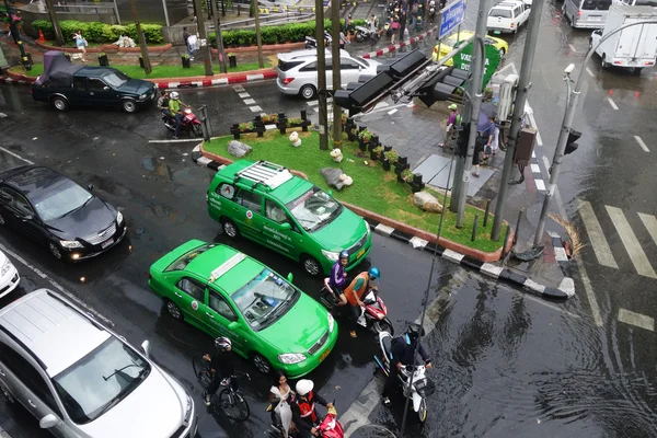 Fuerte aguacero Bangkok —  Fotos de Stock