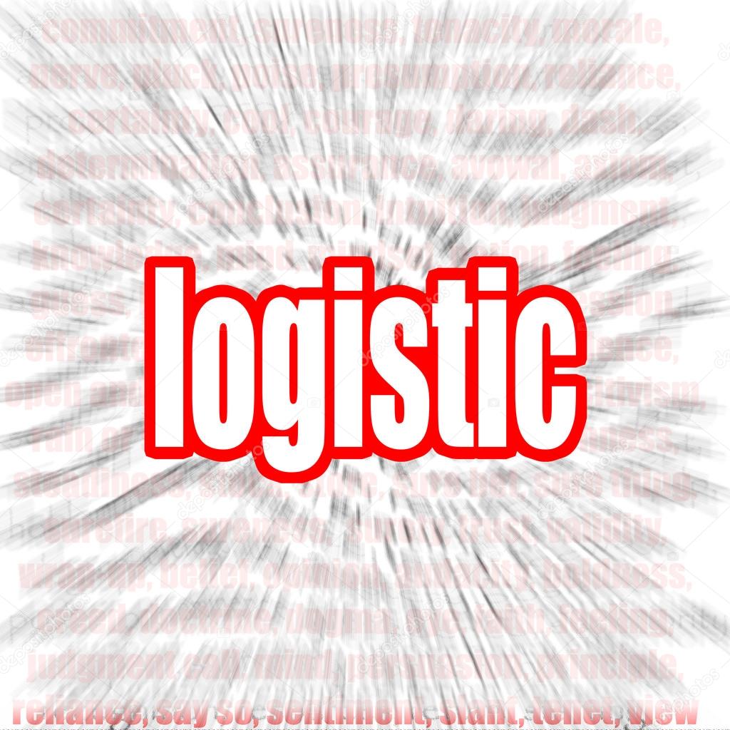 Logistic word cloud