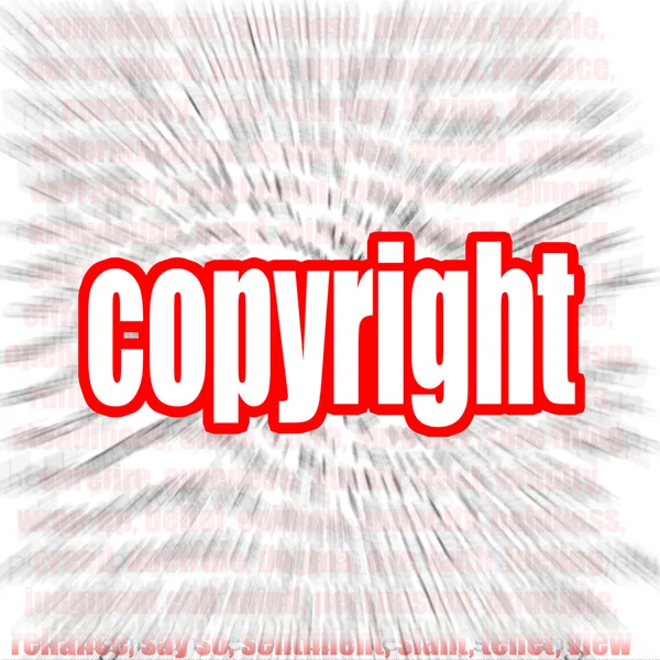 Copyright word cloud — Stock Photo, Image