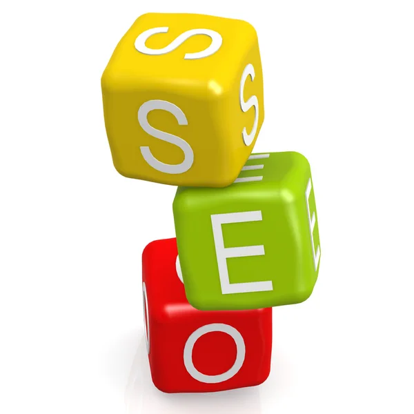 Bloques de dados SEO — Foto de Stock