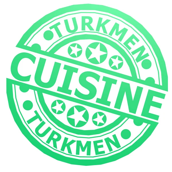 Timbro cucina turkmena — Foto Stock