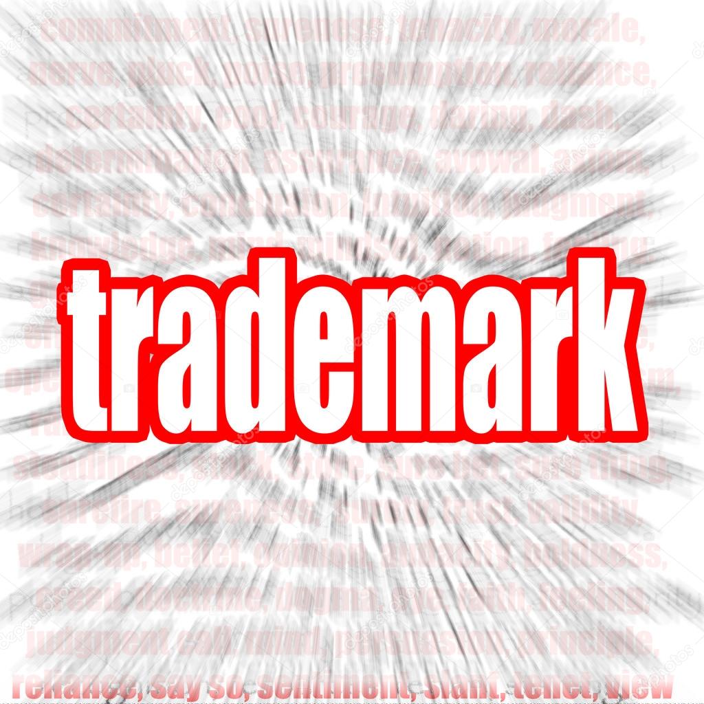 Trademark word cloud