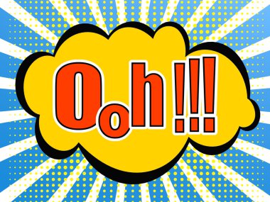 Ooh Comic Speech Bubble