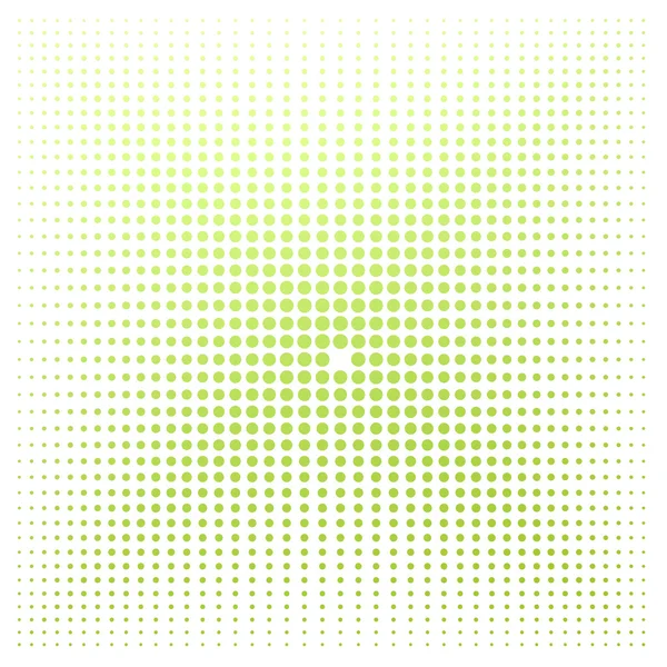 Green dot with white background — 图库照片