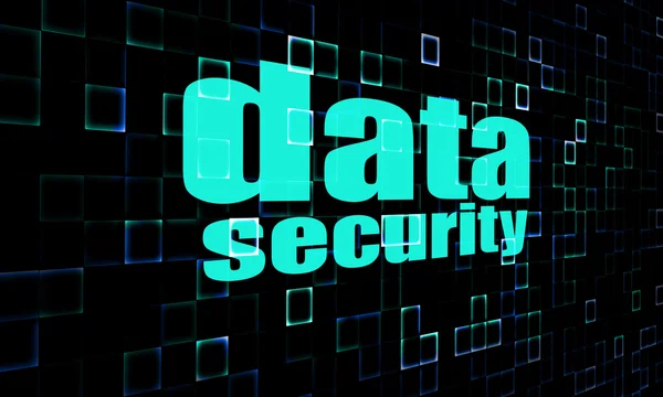 Data security on digital screen — Stock Photo, Image
