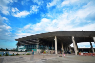 Peoples visit Marina Barrage