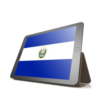 El Salvador bayrağı ile tablet