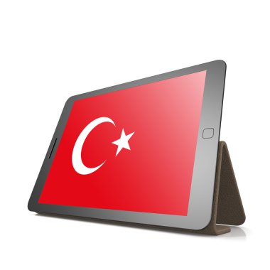 Türkiye bayrağı ile tablet