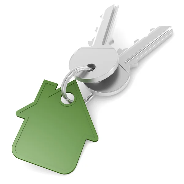 Green house key — Stock Photo, Image