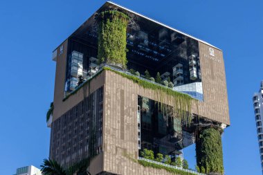 Singapore- 2 Oct 2025: View of Pan Pacific Orchard in Singapore. It is a nature-inspired property amongst the best hotels in Orchard Road