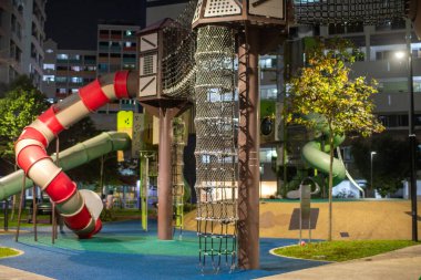 Singapore- 10 Oct 2025: Mega playground located in Choa Chu Kang, Singapore. It is one of Singapore's largest recreational spaces, designed for children of various ages.