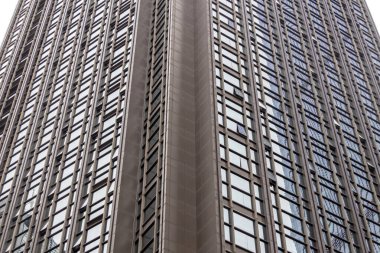 Chongqing, Çin 'deki New York Kulesi' nin Exterrior 'u. Empire State Binası ve Chrysler Binası gibi New York City gökdelenlerinden modellenmiştir.