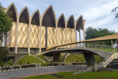 Kuching, Malezya - 28 Ocak 2026: Kuching, Malezya Borneo Kültür Müzesi. Müzede atalarımızın sanatı saygı duyulan tarihi, canlılığı ve Sarawak 'ın zengin kültürel tarihini sergiliyor.