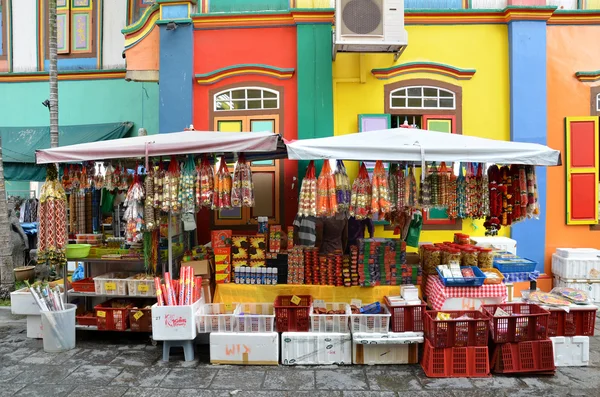 A casa colorida de Tan Teng Niah em Little Índia de Singapura — Fotografia de Stock