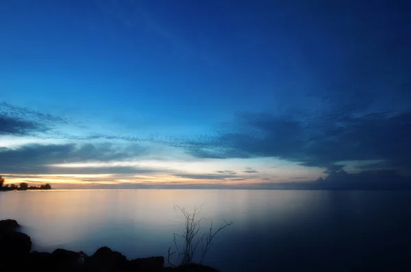 Tanjung Sepat playa en la luz de la mañana — Foto de Stock