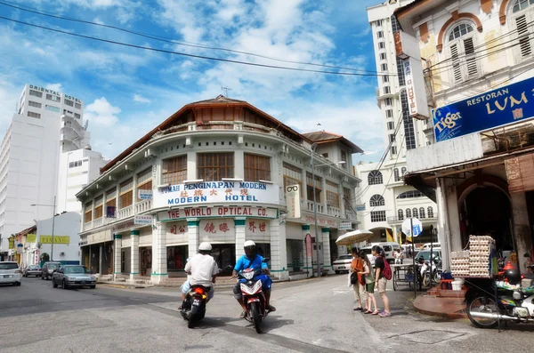 Edificios en George Town Patrimonio de la Humanidad UNESCO — Foto de Stock