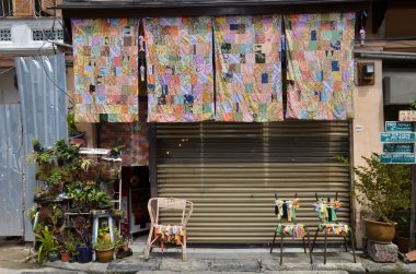 Georgeto tarihi şehir binaların sokak görünümü