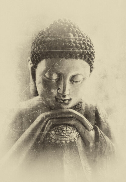 Buddha in soft dreamy tones
