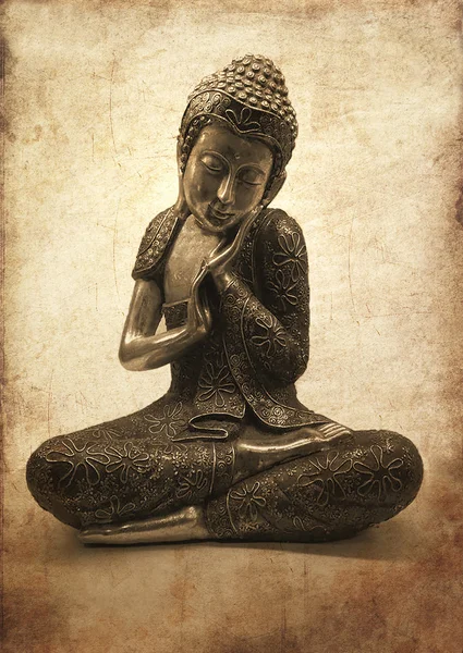 Buddha im Lotus Stockbild