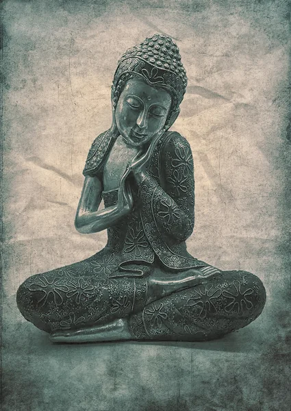 Buddha in Kontemplation Stockbild