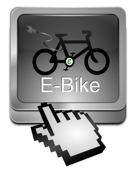 E-bike-knappen — Stockfoto