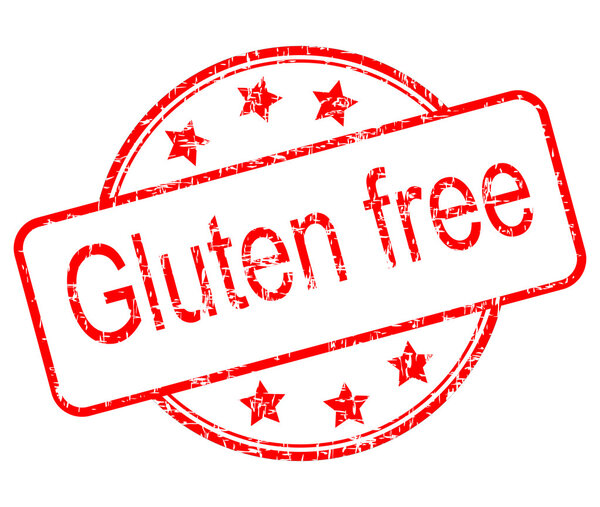 Gluten free rubber stamp