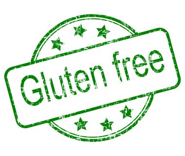 gluten free lastik damgası