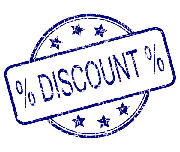 Discount rubber stamp — Stock Photo, Image