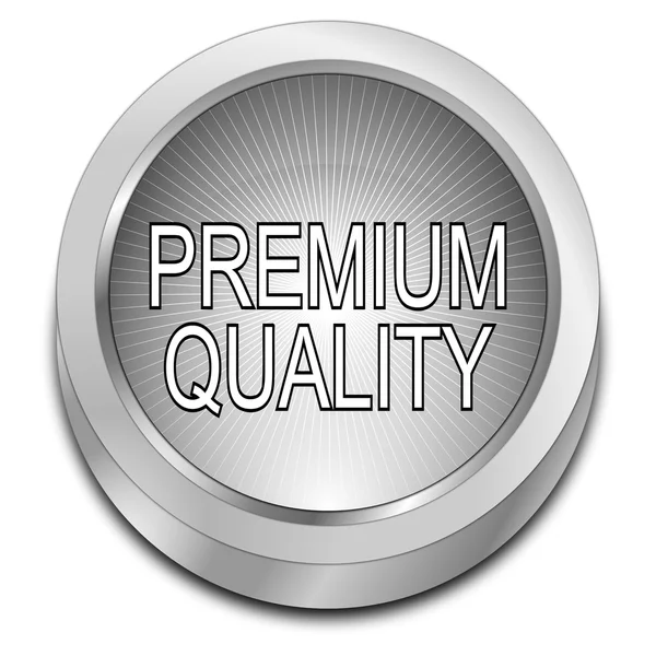 Premium Quality button - 3D illustration — Stock Photo, Image