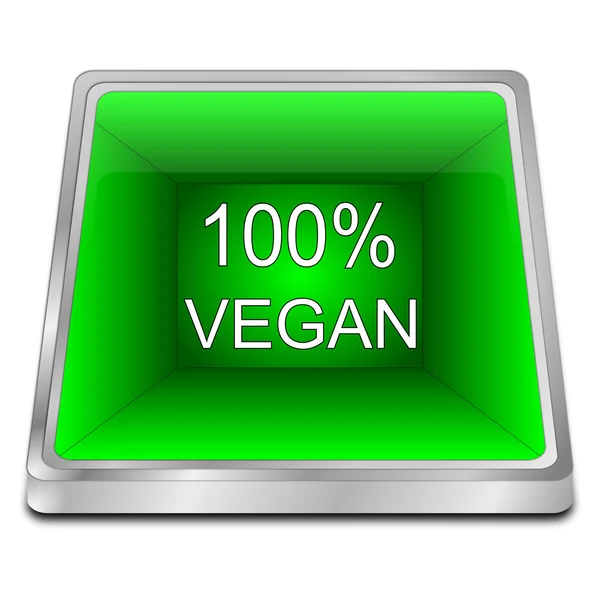 100% veganer Knopf — Stockfoto