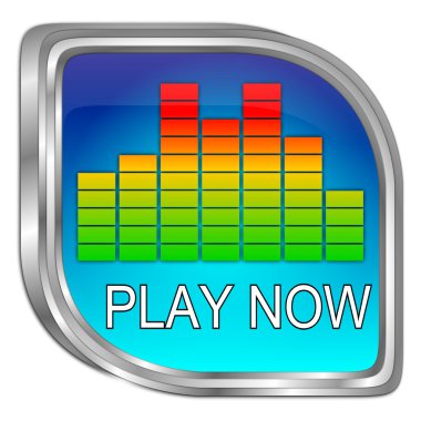 Yürüt düğmesi - 3d çizim